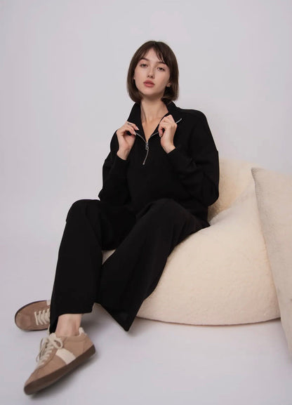 seanni half zip sweatshirt