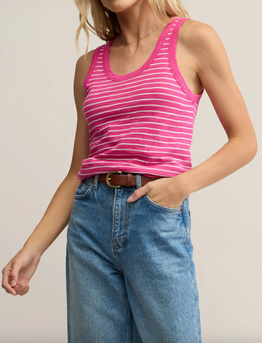 the perfect striped tank