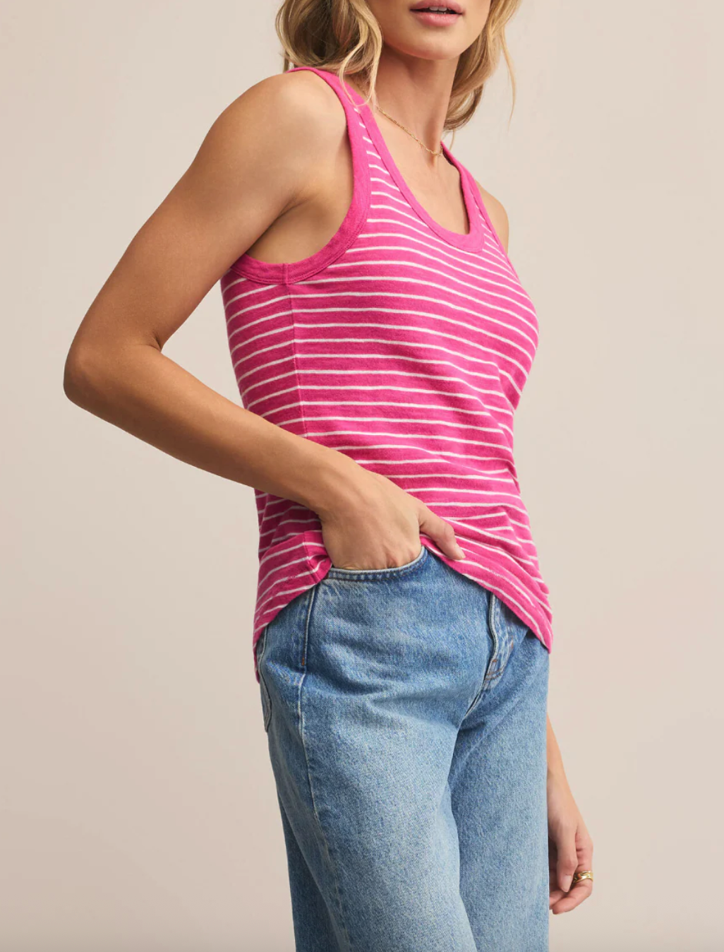 the perfect striped tank