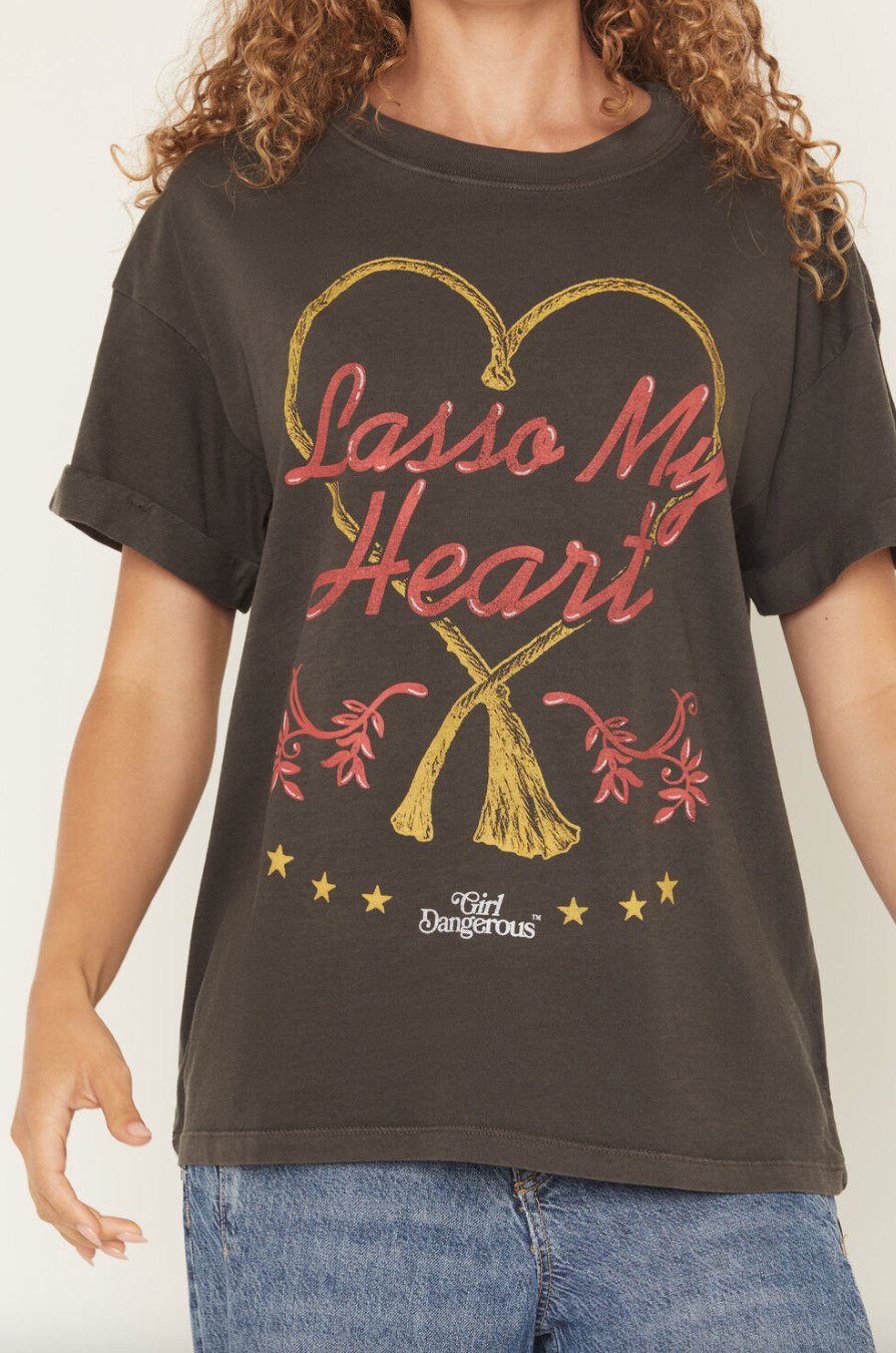 lasso my heart tee