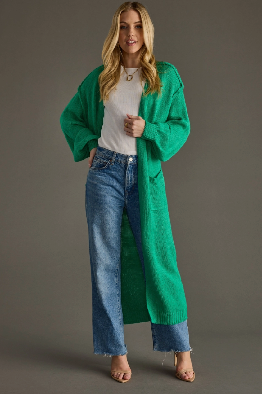 landi longline cardigan