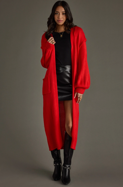 landi longline cardigan