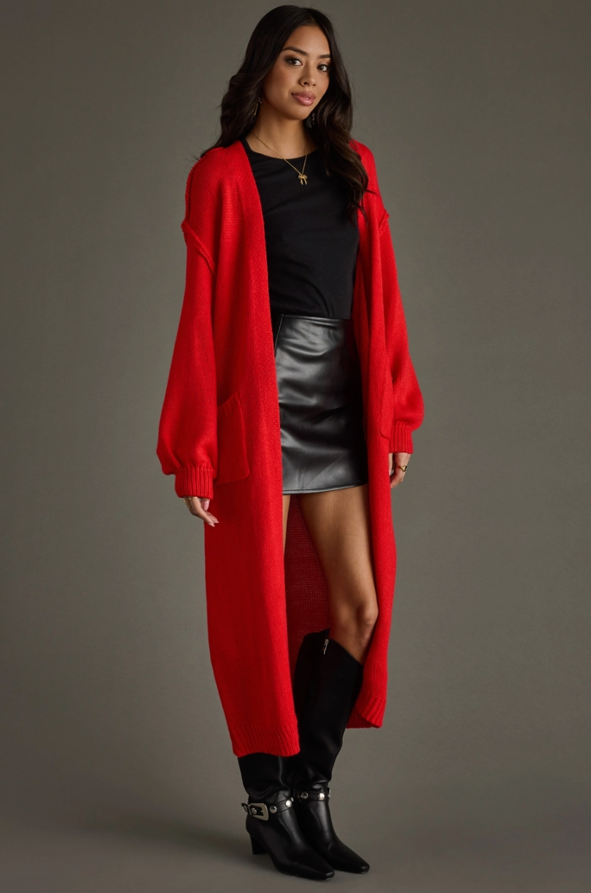 landi longline cardigan