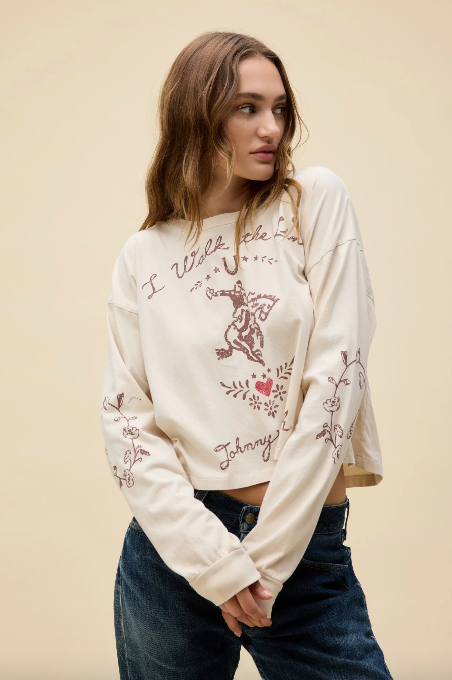 johnny cash walk the line meet & greet long sleeve