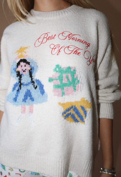 tinsel time sweater