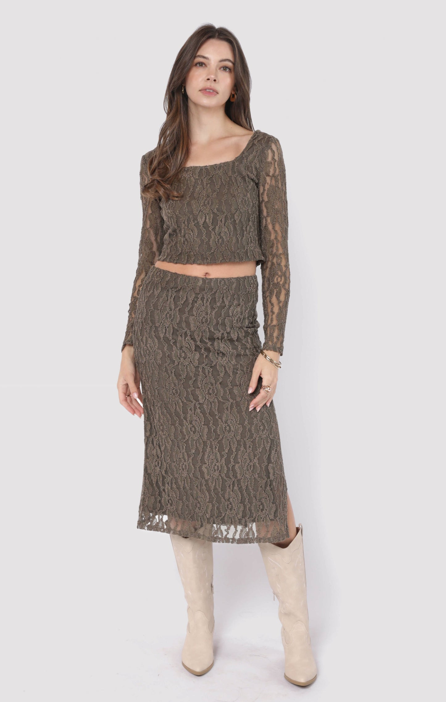 low lights crop top